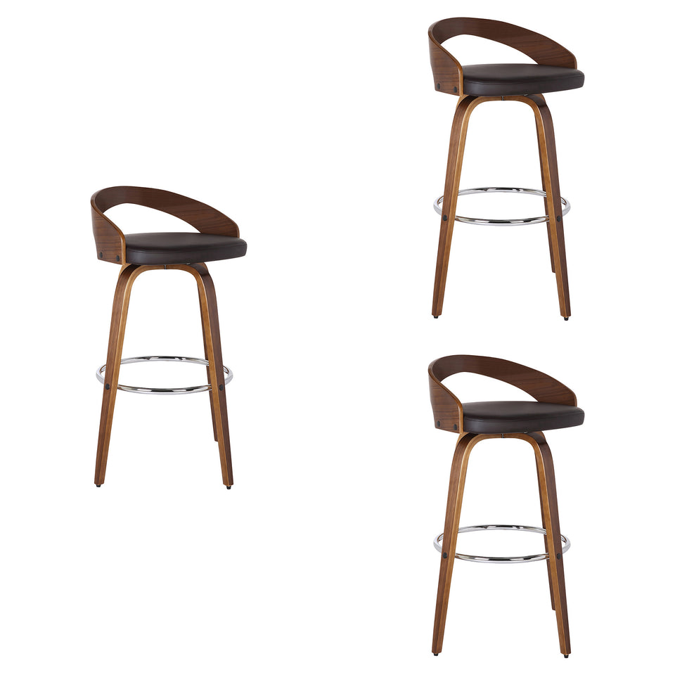 Sonia Swivel Bar Stool - Set of 3