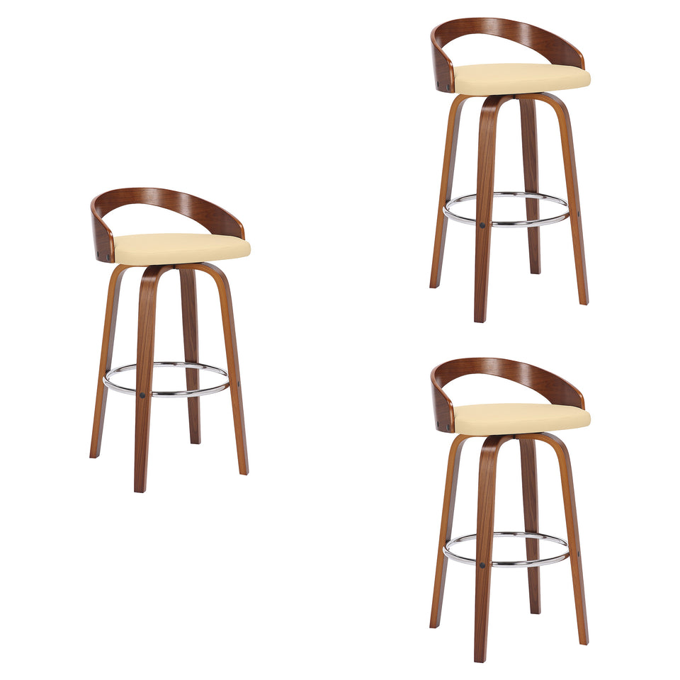 Sonia Swivel Bar Stool - Set of 3