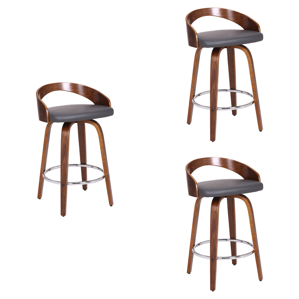 Sonia Swivel Bar Stool - Set of 3