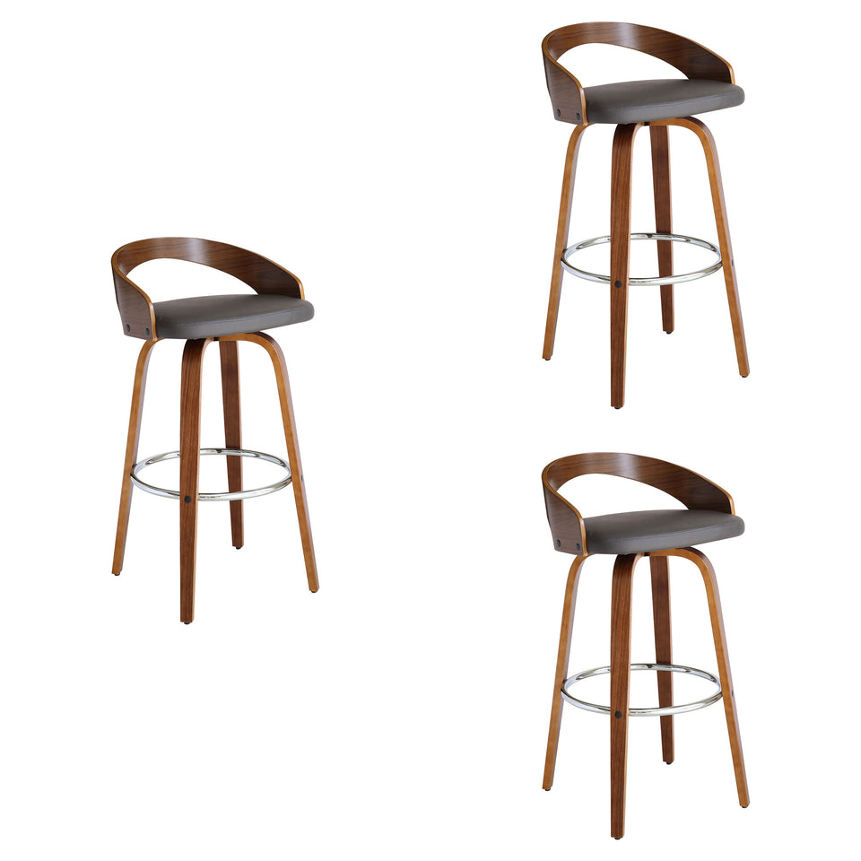 Sonia Swivel Bar Stool - Set of 3