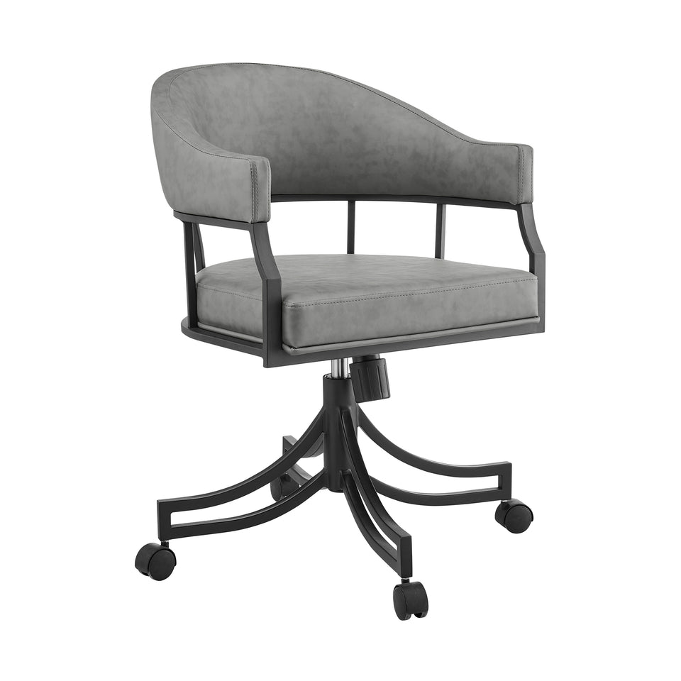 Tibet Swivel Tilt Rolling Dining Chair