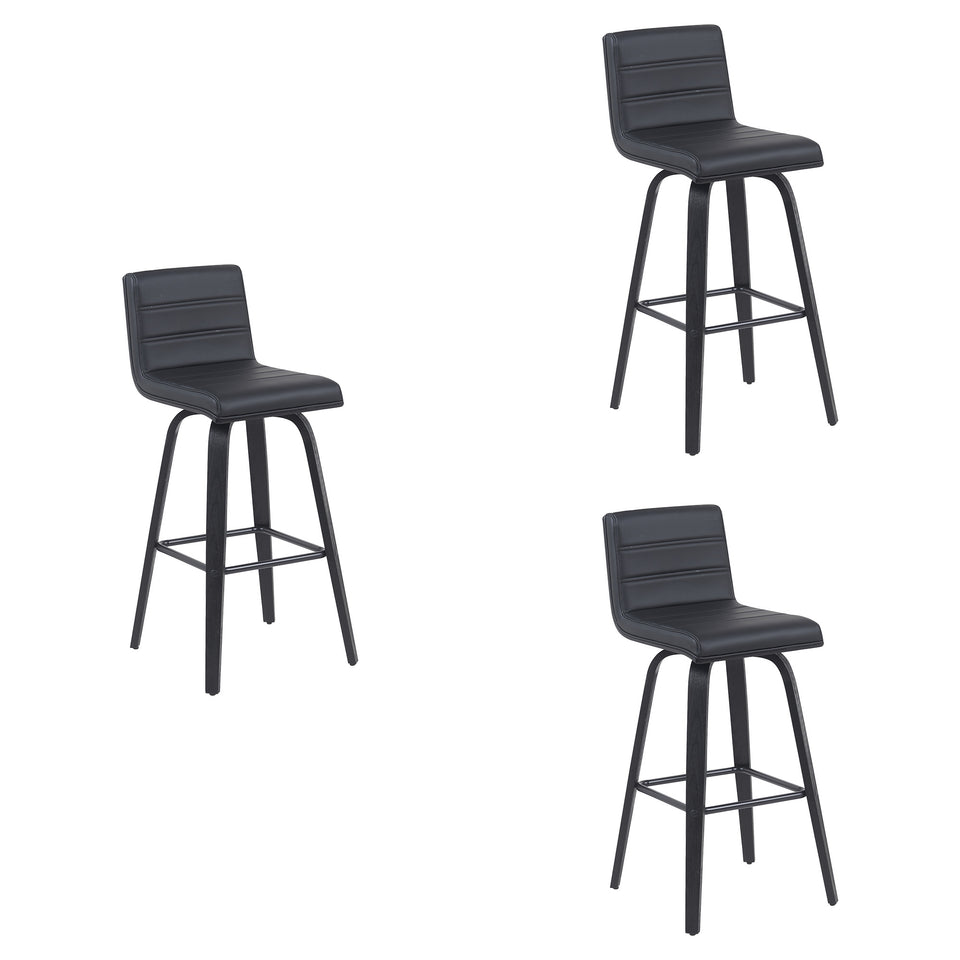 Vienna Swivel Bar Stool - Set of 3