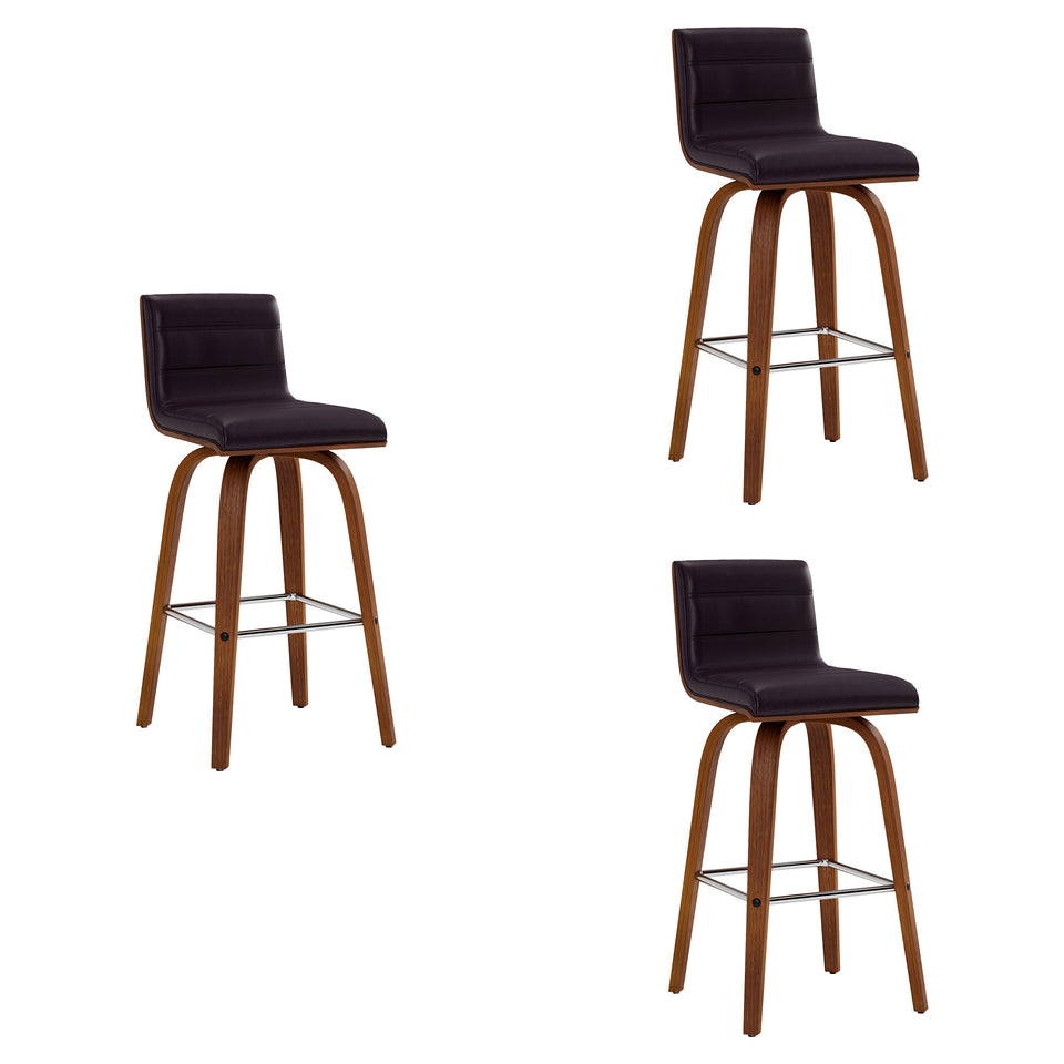 Vienna Swivel Counter Stool - Set of 3