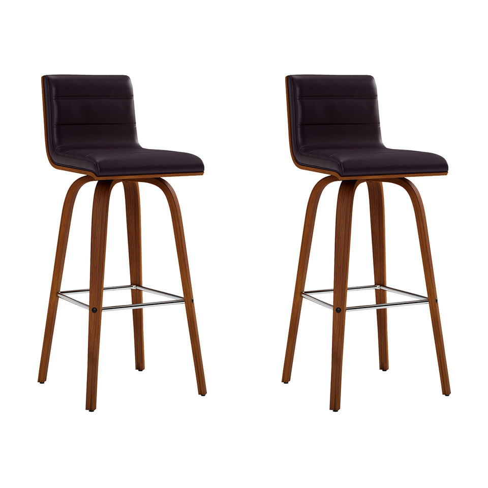 Vienna Swivel Bar Stool - Set of 2