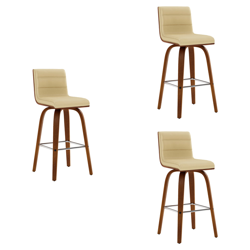 Vienna Swivel Counter Stool - Set of 3