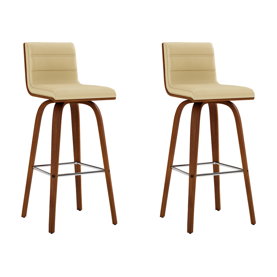 Vienna Swivel Bar Stool - Set of 2
