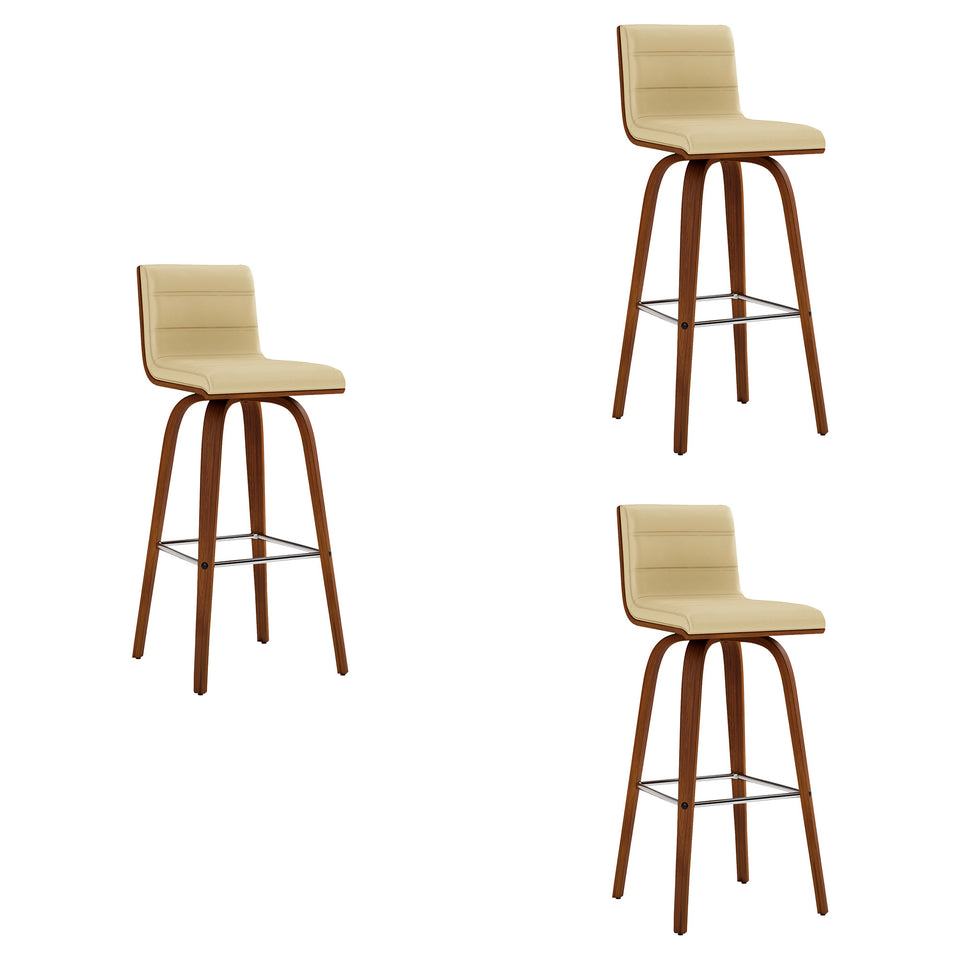 Vienna Swivel Bar Stool - Set of 3