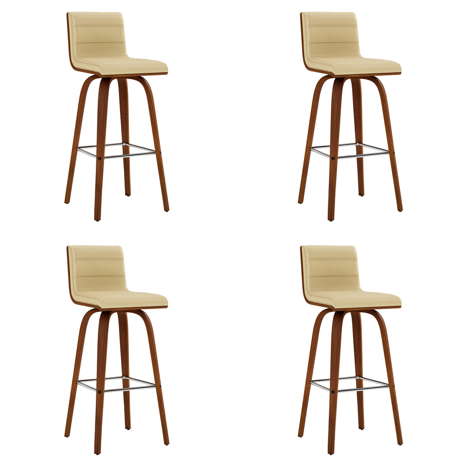 Vienna Swivel Bar Stool - Set of 4