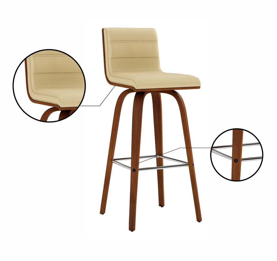 Vienna Swivel Bar Stool - Set of 4