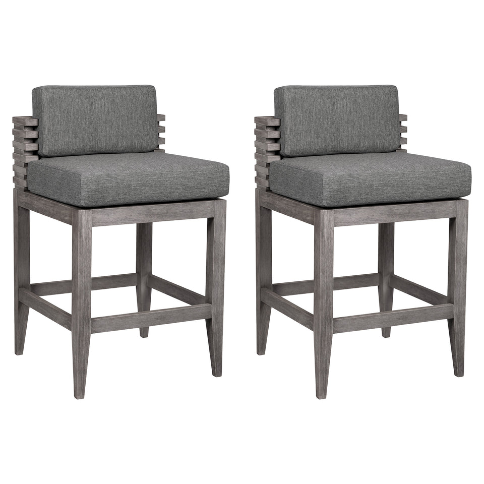 Vivid Outdoor Counter Stool - Set of 2