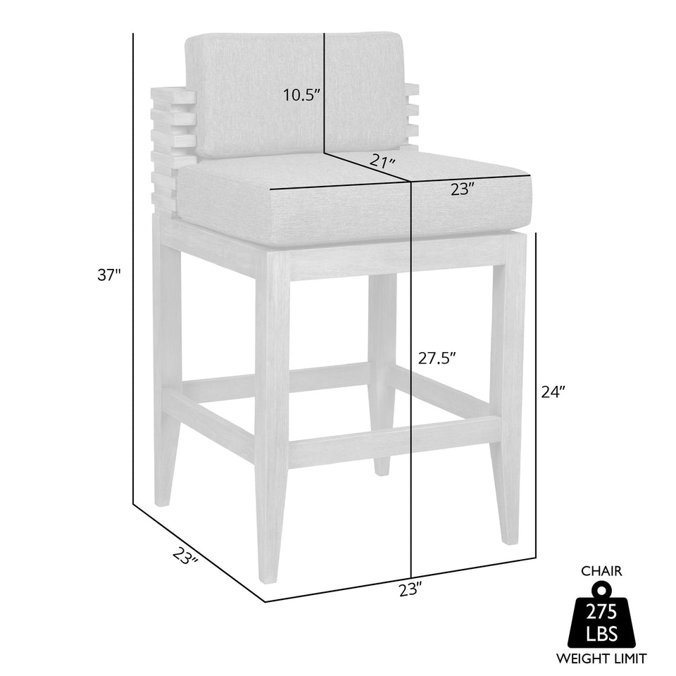 Vivid Outdoor Counter Stool