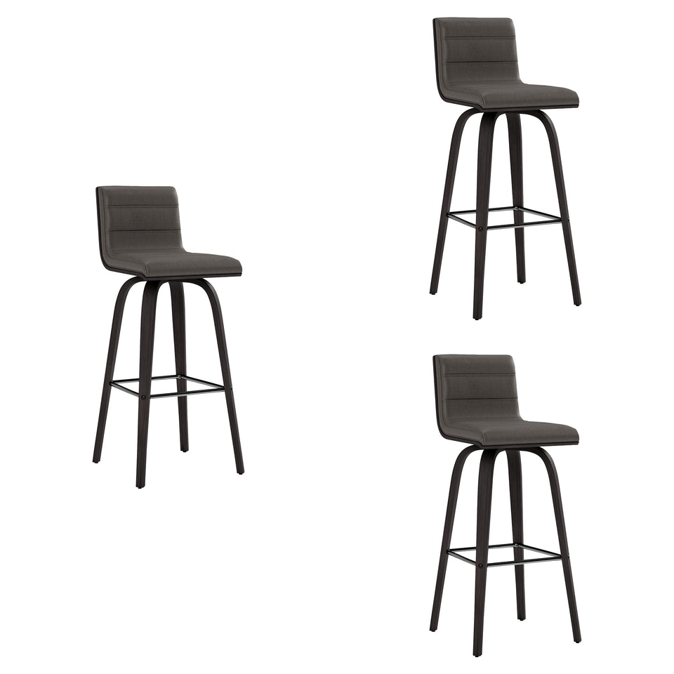 Vienna Swivel Bar Stool - Set of 3