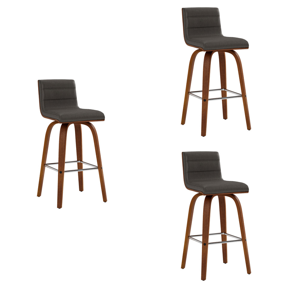 Vienna Swivel Bar Stool - Set of 3