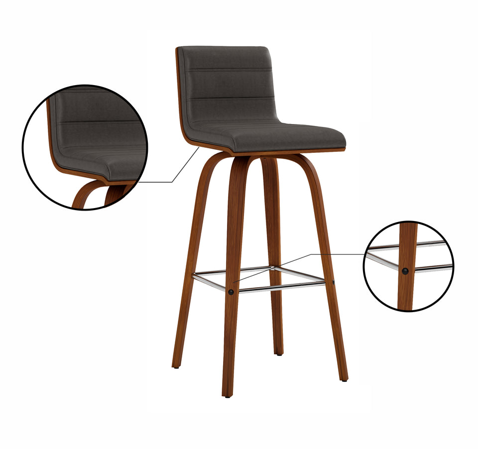 Vienna Swivel Bar Stool - Set of 2