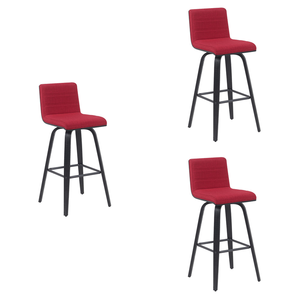 Vienna Swivel Bar Stool - Set of 3
