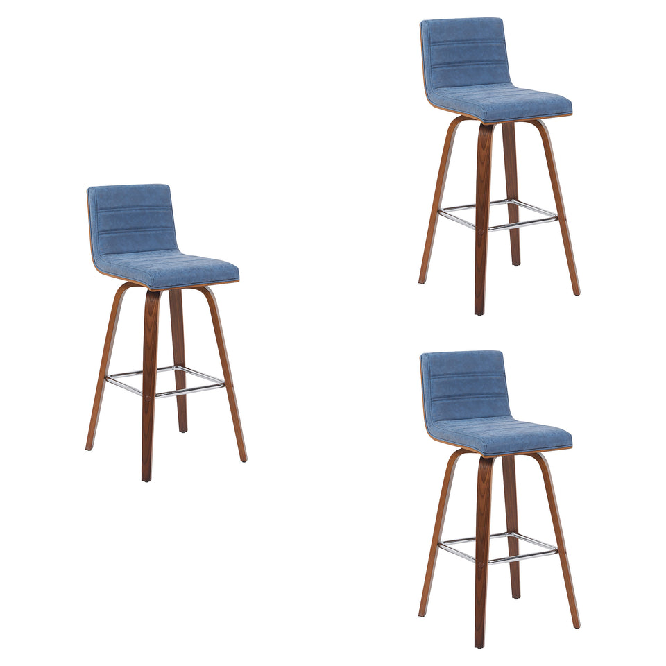 Vienna Swivel Bar Stool - Set of 3