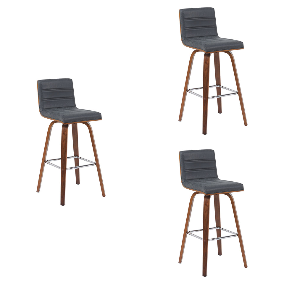 Vienna Swivel Bar Stool - Set of 3