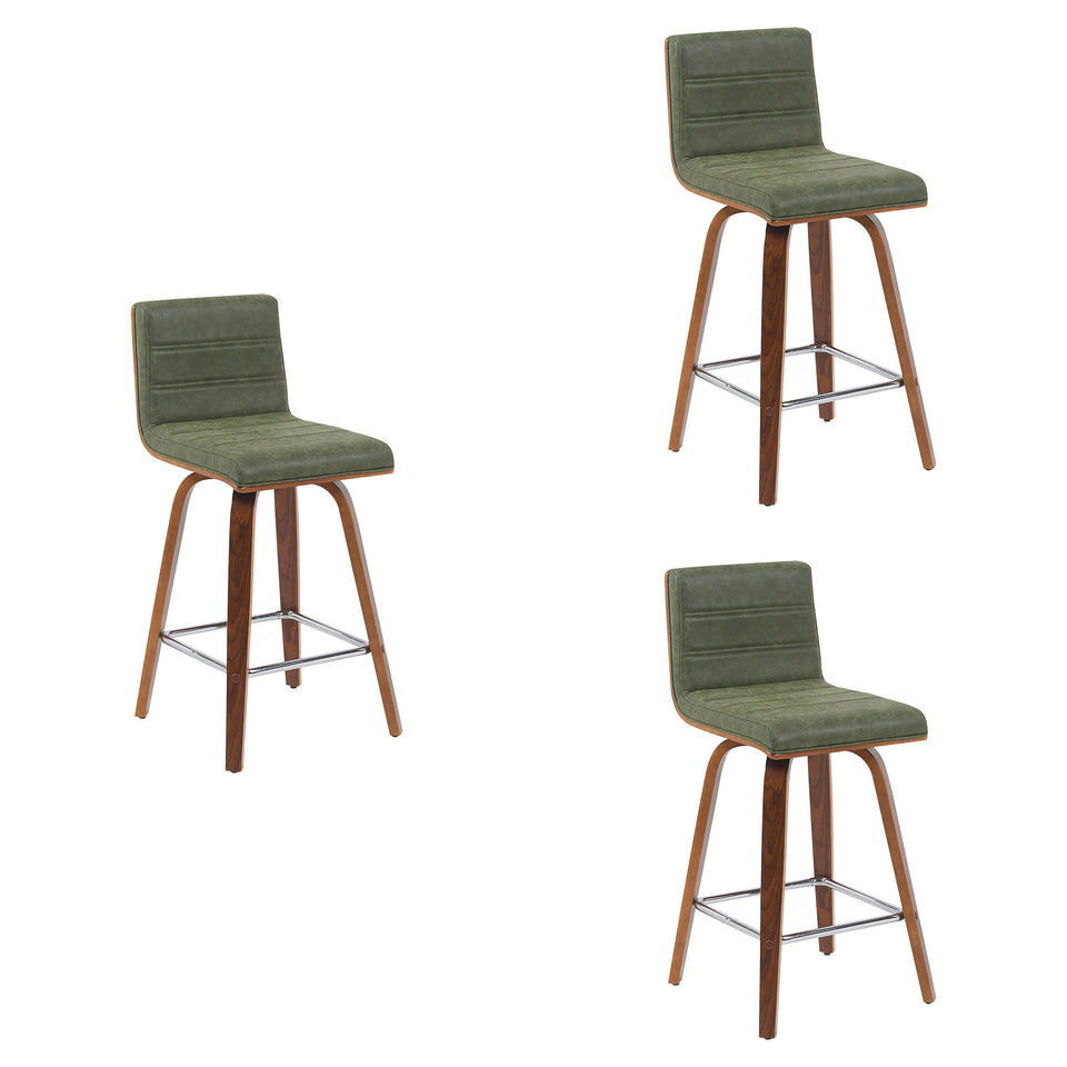 Vienna Swivel Counter Stool - Set of 3