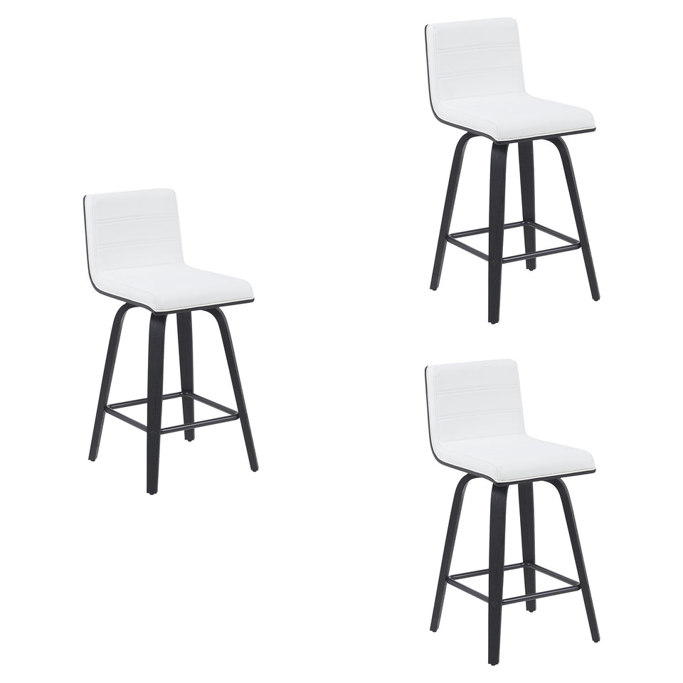 Vienna Swivel Counter Stool - Set of 3
