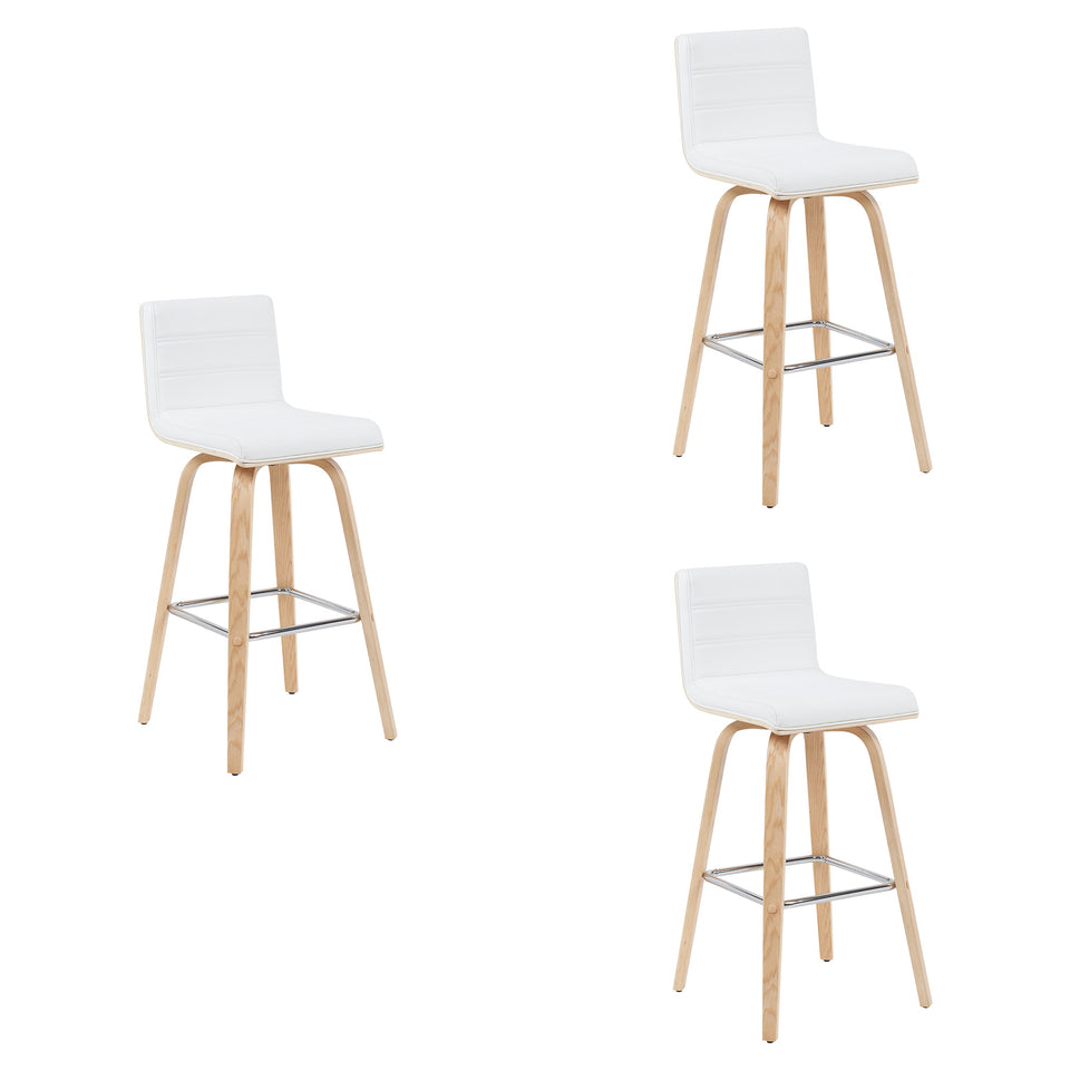 Vienna Swivel Bar Stool - Set of 3