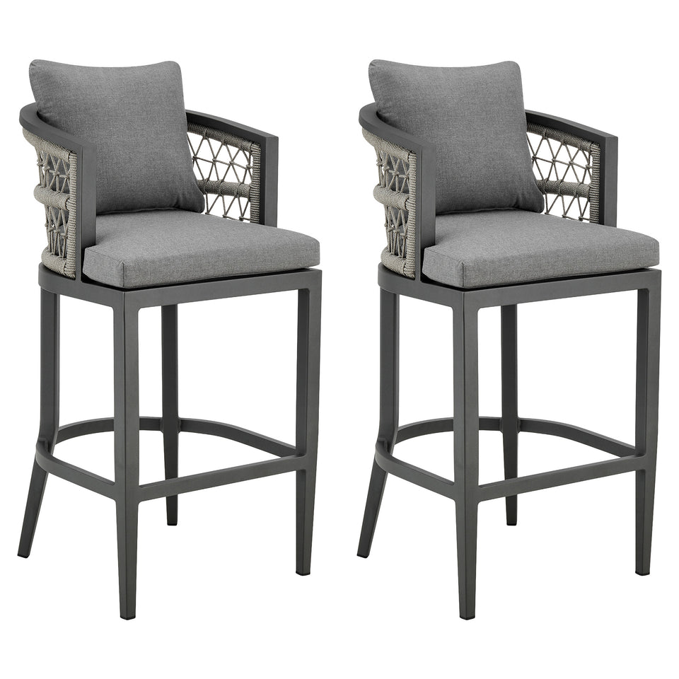 Zella Outdoor Bar Stool - Set of 2