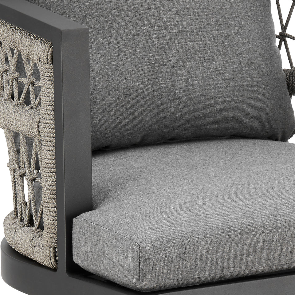 Zella Outdoor Swivel Bar Stool