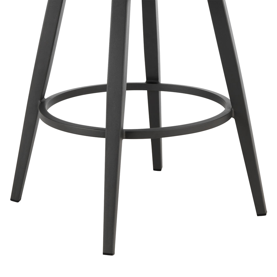 Zella Outdoor Swivel Bar Stool