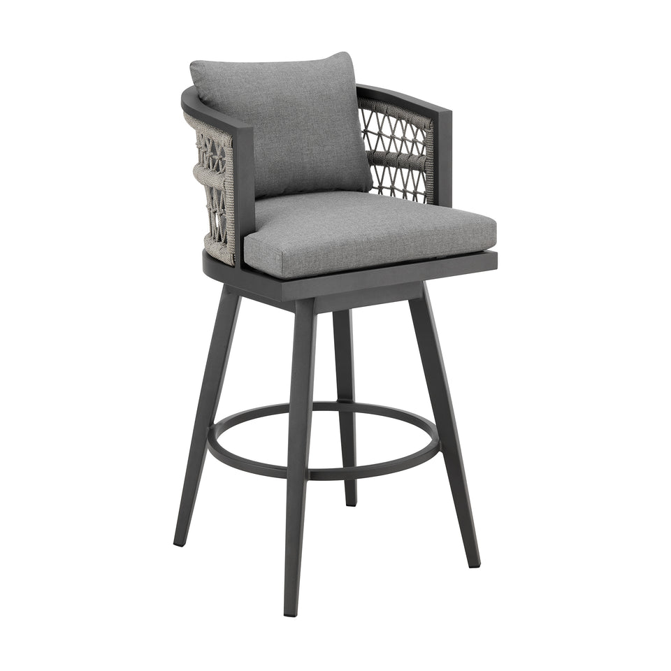 Zella Outdoor Swivel Bar Stool - Set of 3