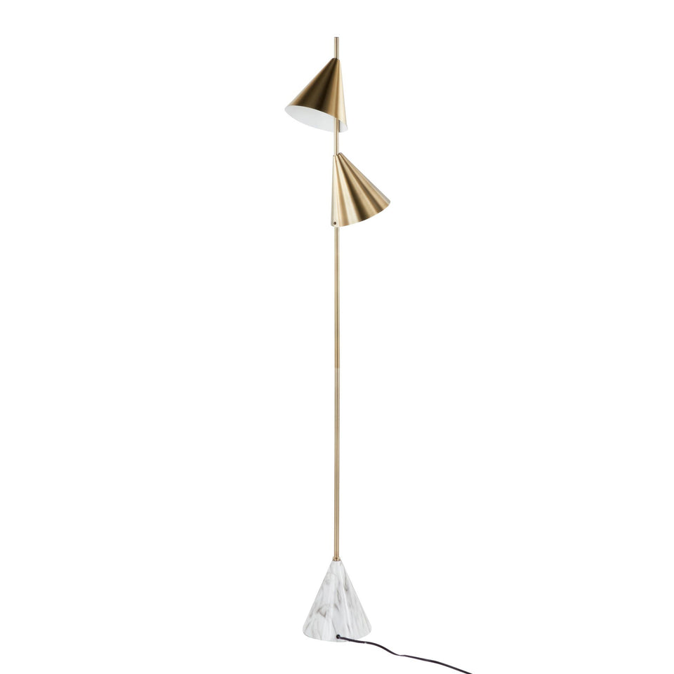 Cone 65" Metal Floor Lamp