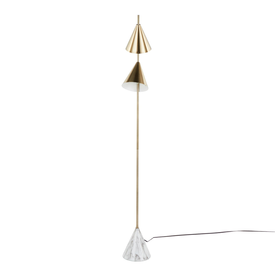 Cone 65" Metal Floor Lamp