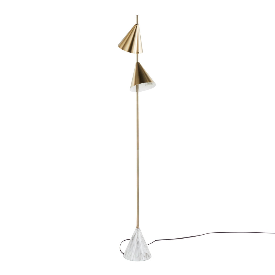 Cone 65" Metal Floor Lamp
