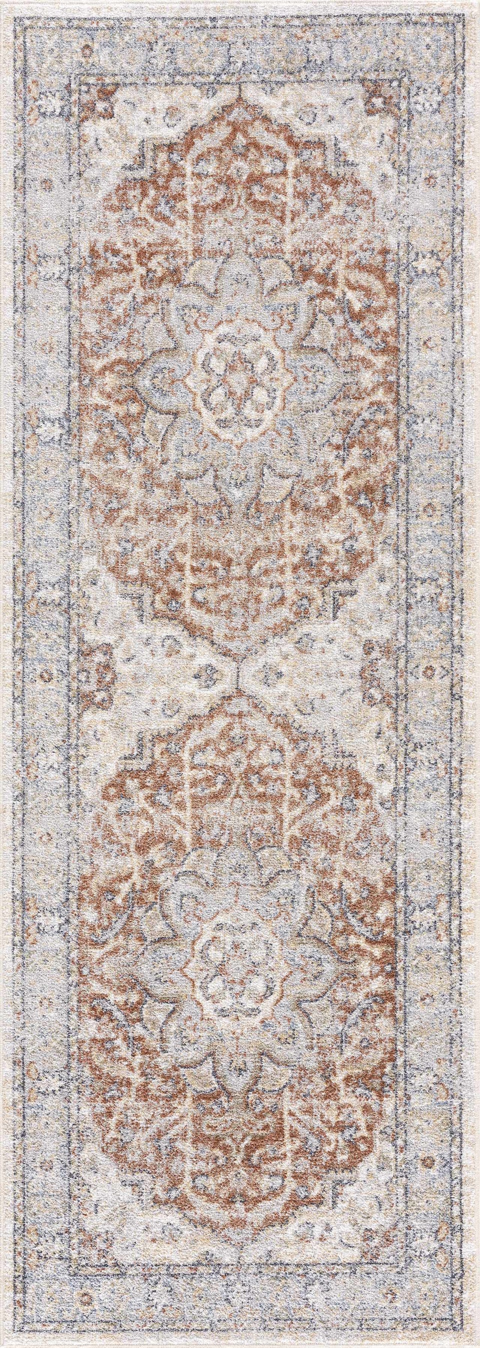 Emke Flat Pile Washable Rug - Clearance