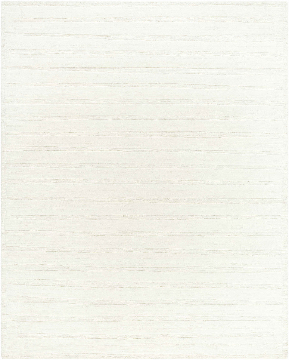 Aurex Cream Stepped Arch Art Deco Wool Handmade Area Rug - Clearance
