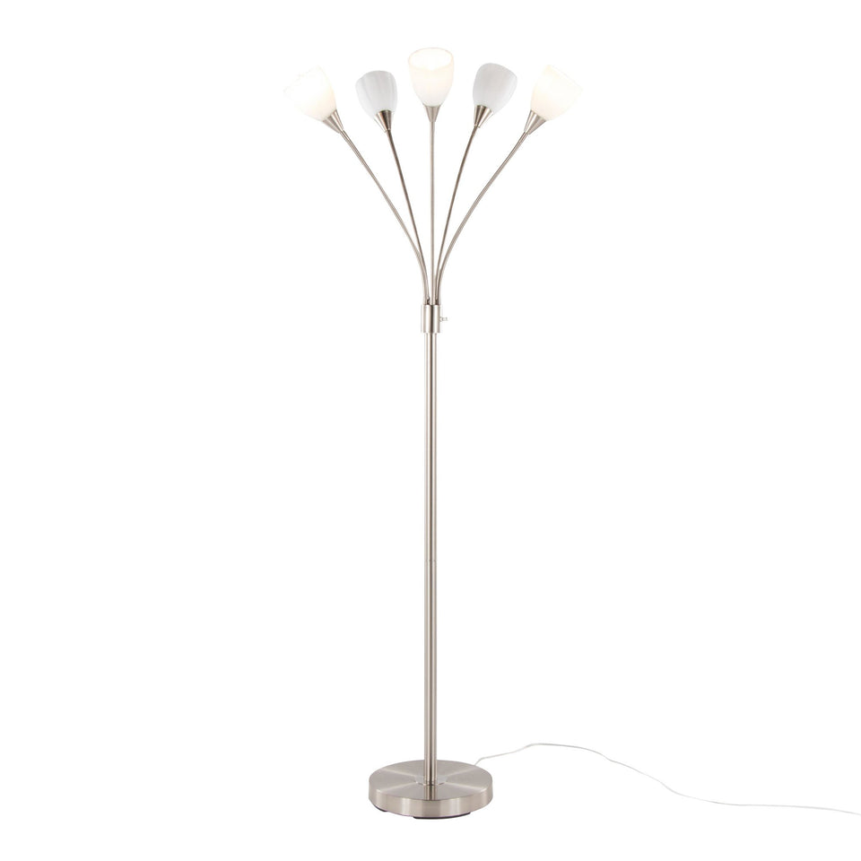 Medusa®  71" Metal Floor Lamp 5 Arm