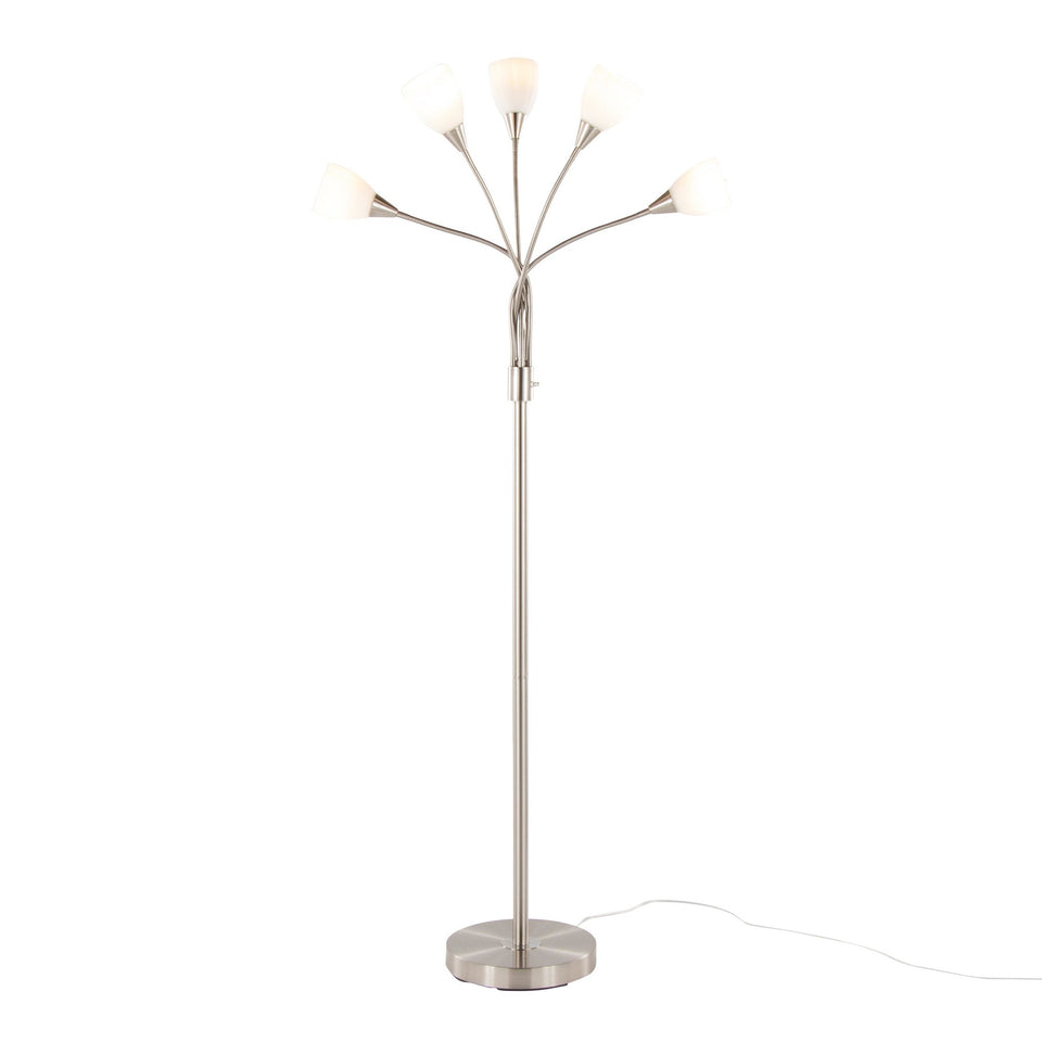 Medusa®  71" Metal Floor Lamp 5 Arm