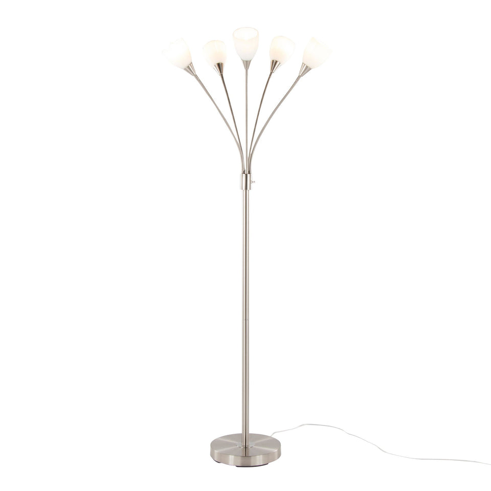 Medusa®  71" Metal Floor Lamp 5 Arm
