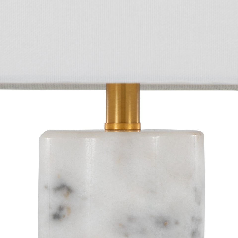 Marbella 26" Marble Table Lamp - Set of 2