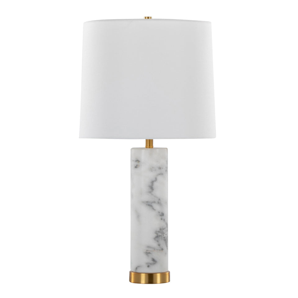 Marbella 26" Marble Table Lamp - Set of 2