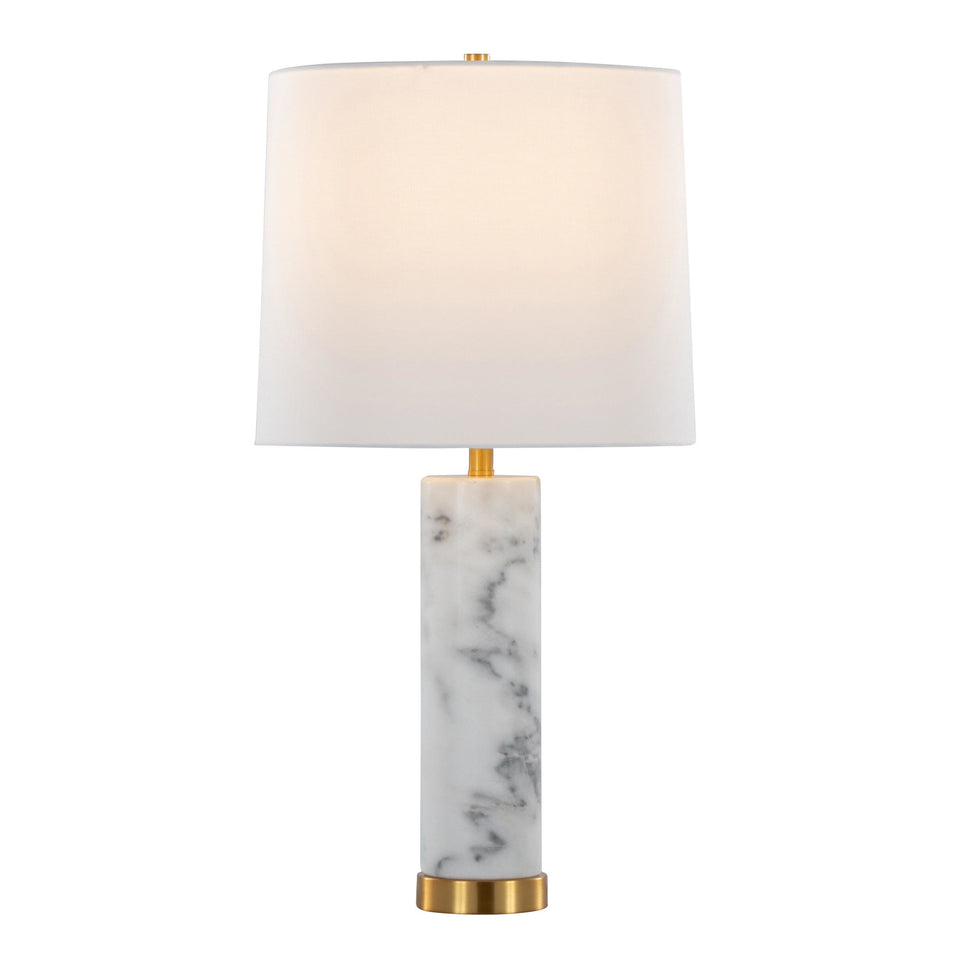 Marbella 26" Marble Table Lamp - Set of 2