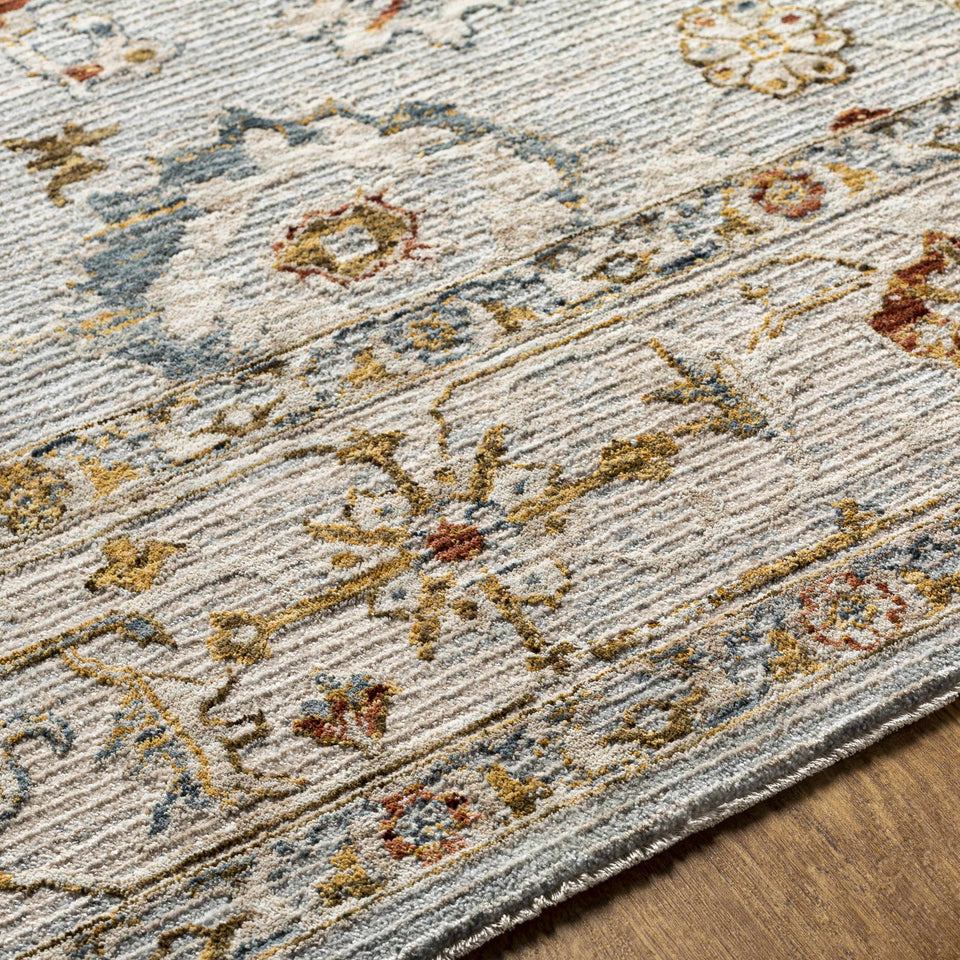 Luklukan Oushak Style Floral Rug