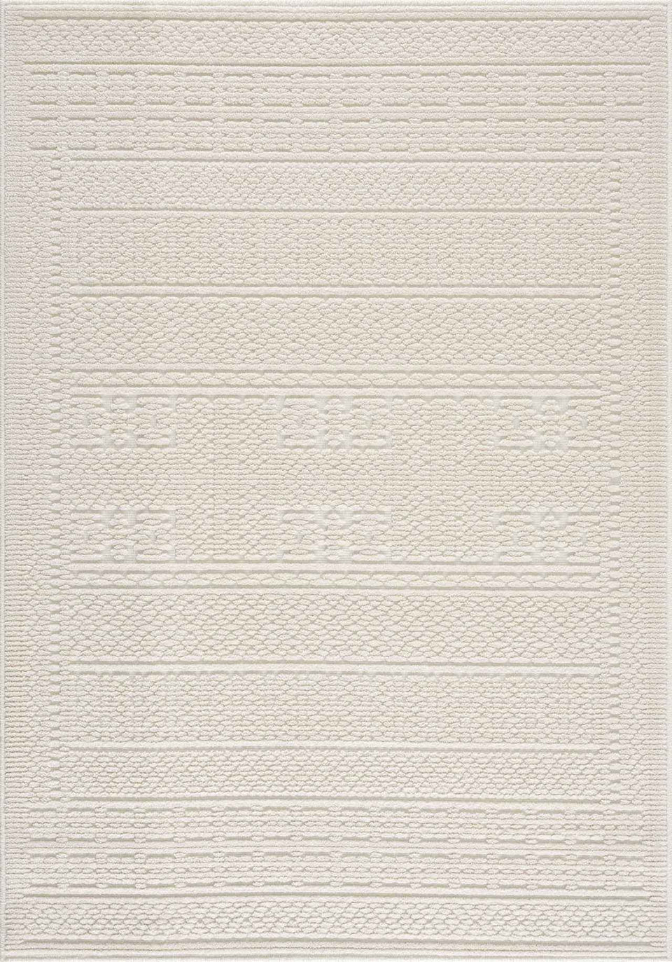 Bahar Cream Washable Area Rug