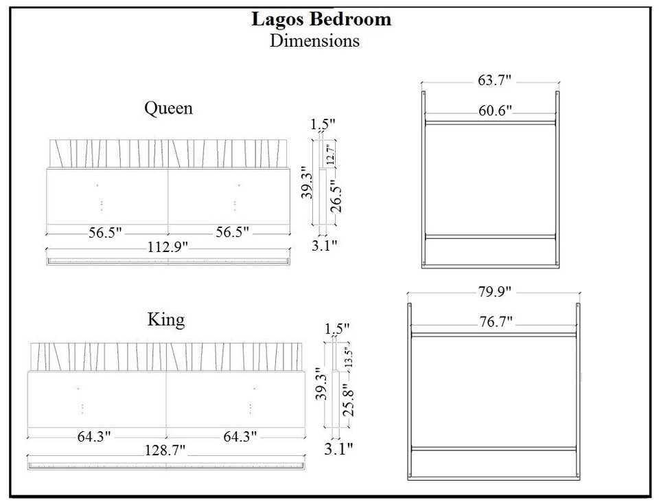 Lagos Premium Bedroom Set