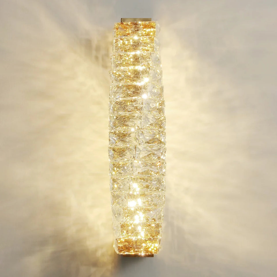 Crystal Laminated Wall Light