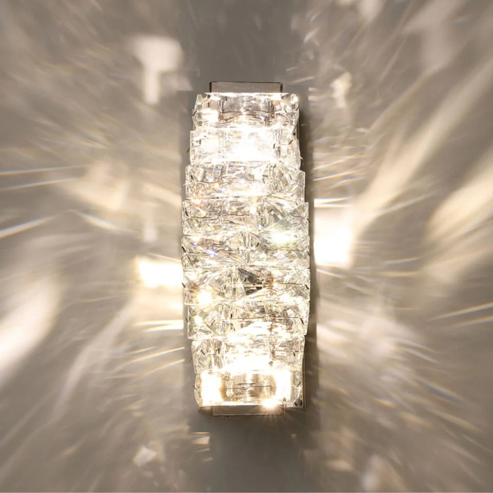 Crystal Laminated Wall Light
