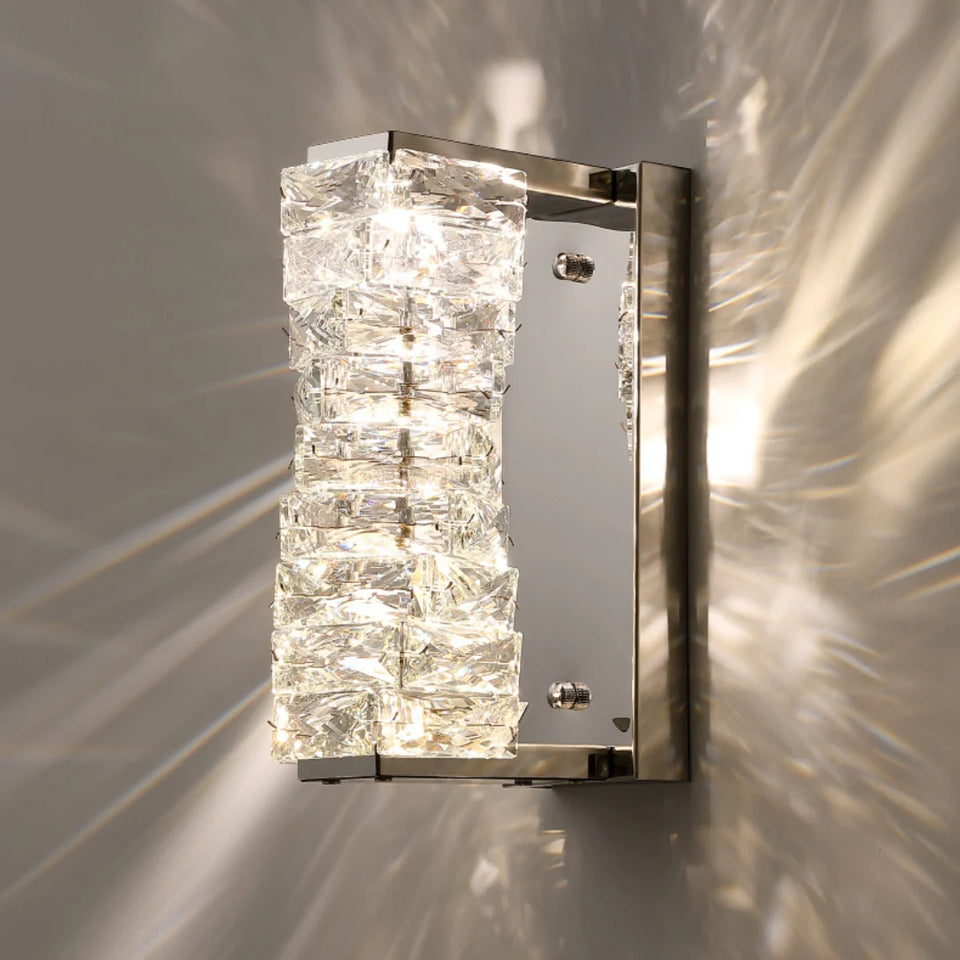 Crystal Laminated Wall Light