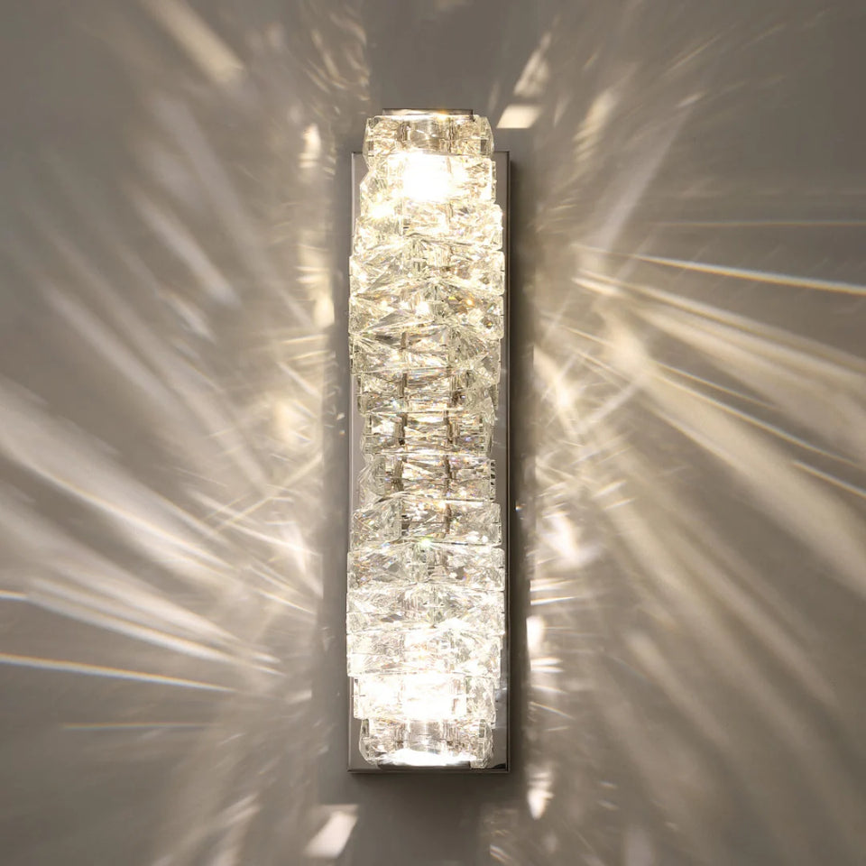 Crystal Laminated Wall Light