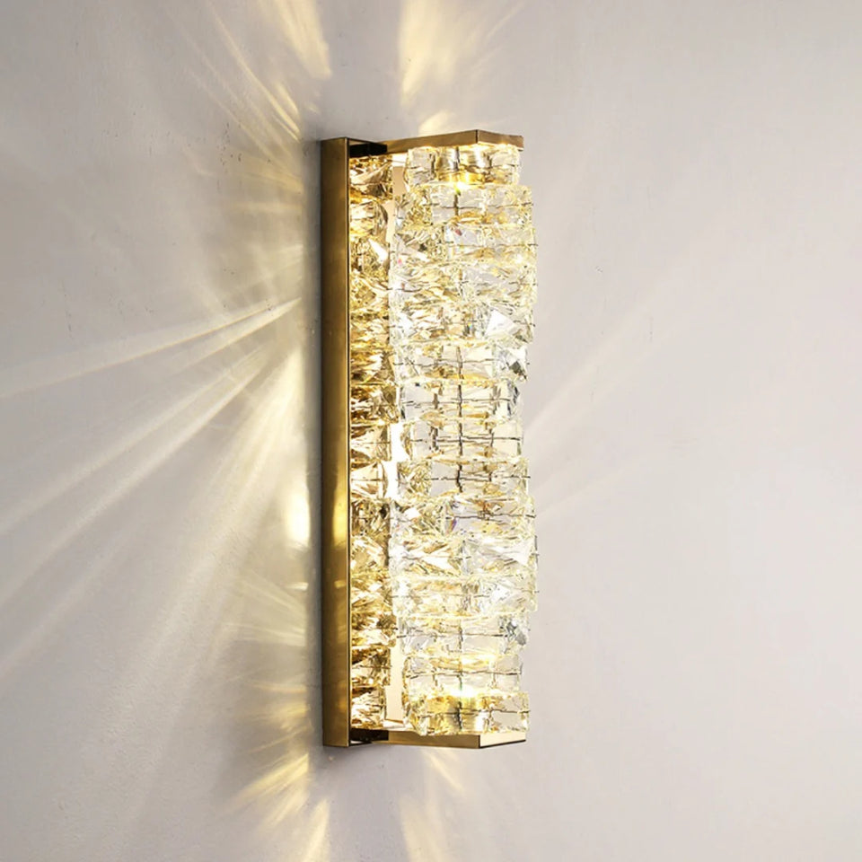 Crystal Laminated Wall Light