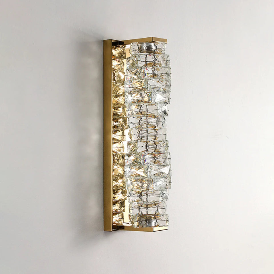 Crystal Laminated Wall Light