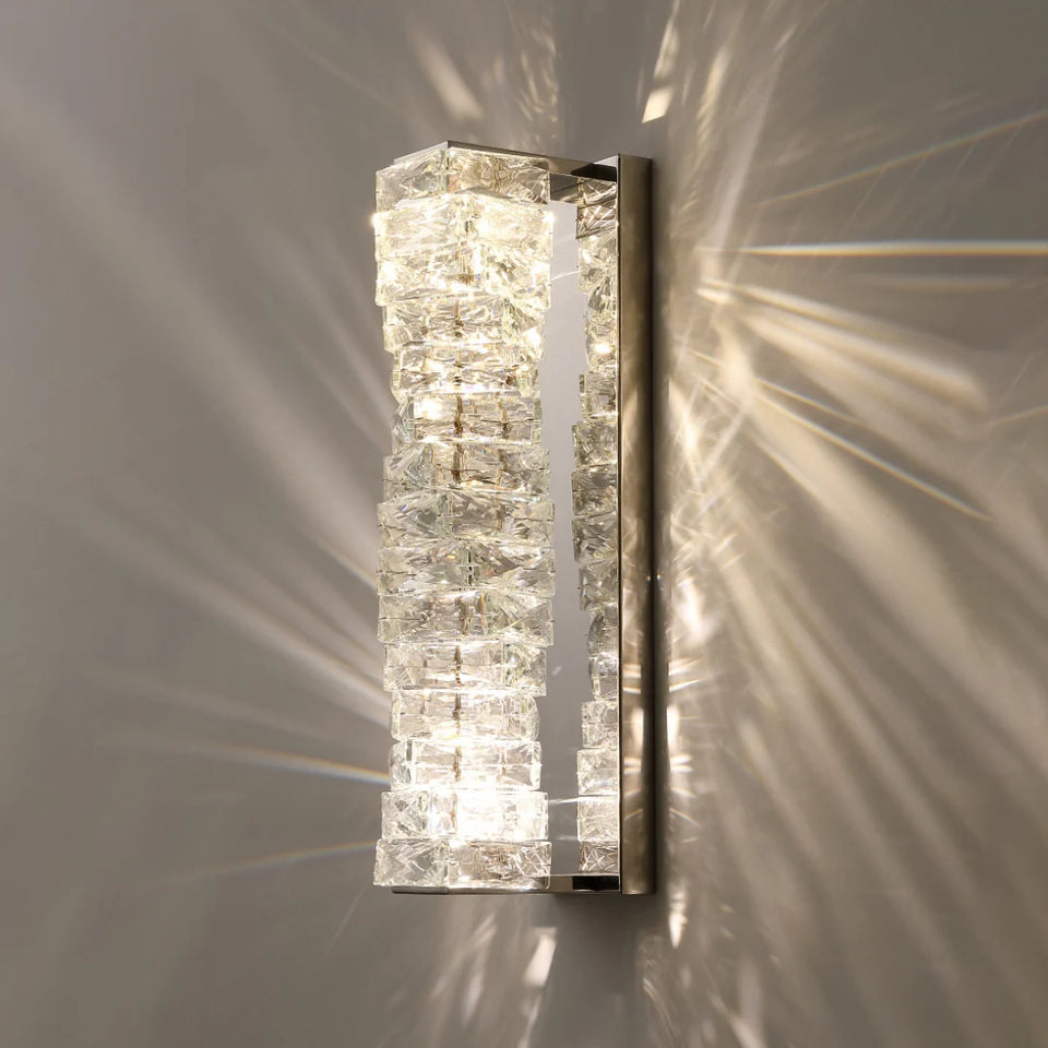 Crystal Laminated Wall Light