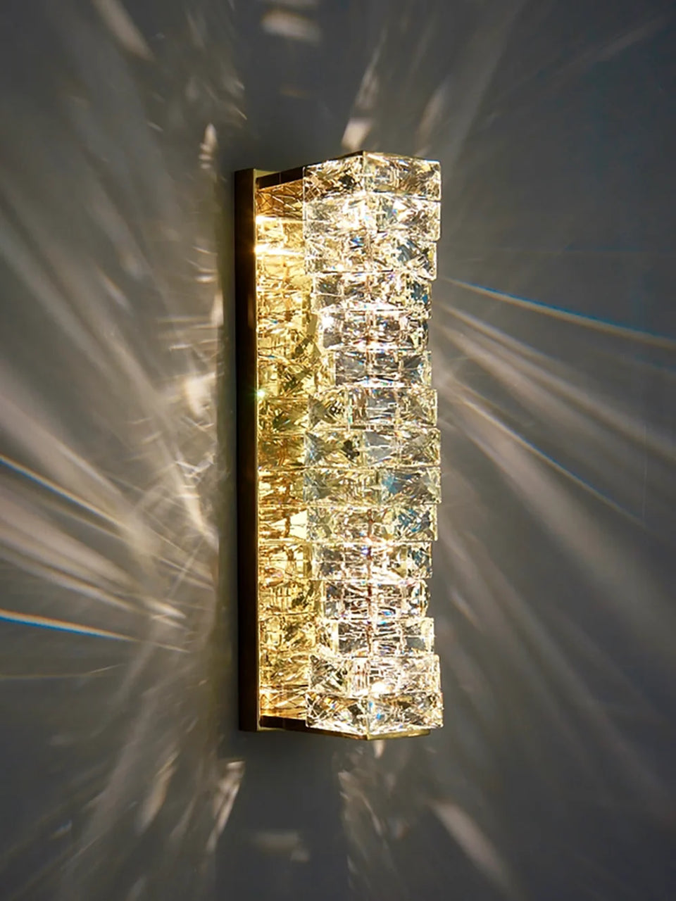 Crystal Laminated Wall Light